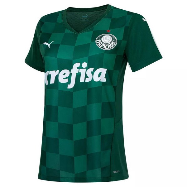 Camiseta Palmeiras Replica Primera Ropa Mujer 2021/22 Verde